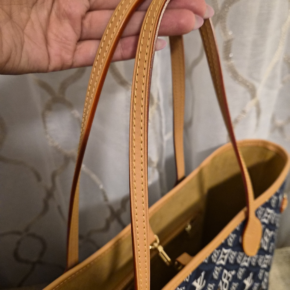 SOLD🩵Louis Vuitton 1854 Jacquard Neverfull MM Tote Bag with Wristlet - Picture 6 of 13